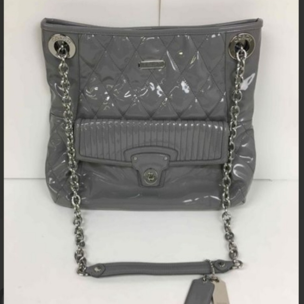 Coach Poppy Liquid Gloss Quilted